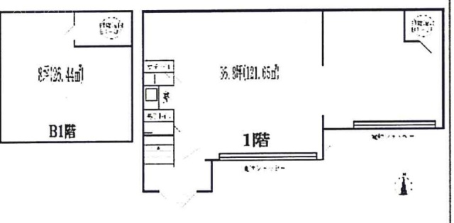 散田4丁目ビルB1F～3F 間取り図