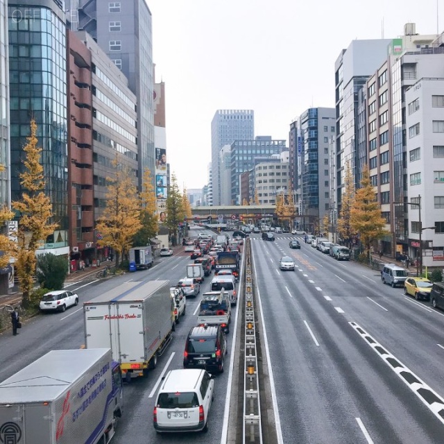 銀座スワロービル ビル前面道路