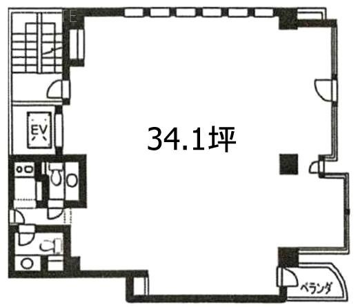 興生堂ビル5F 間取り図