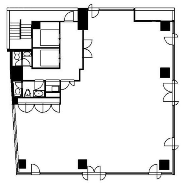 MARIX恵比寿ビル4F 間取り図