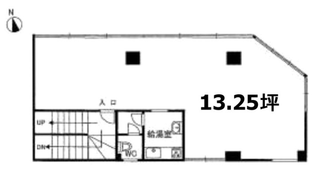 小島ビル5F 間取り図