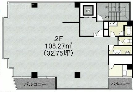 第3野萩ビル3F 間取り図