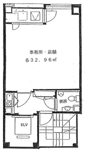 大分合同新聞ビル8F 間取り図