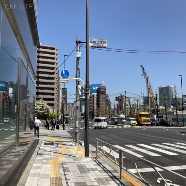 二葉高輪ビル ビル前面道路