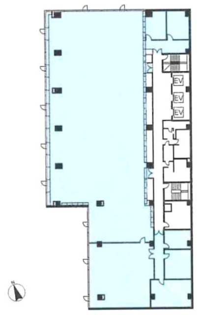 鶴見東芝ビル2F 間取り図