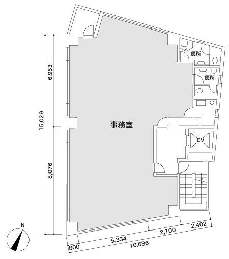 SNビル2F 間取り図