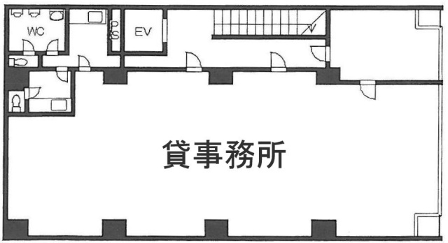 山口建設第1ビル3F 間取り図
