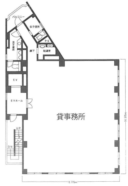 神田駿河台ビル2F 間取り図