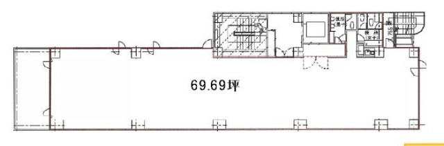 KDX神田北口ビルB1F 間取り図