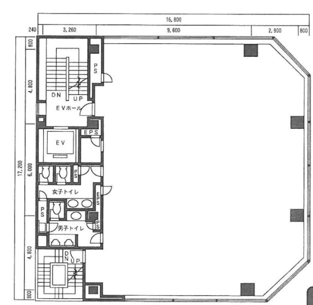 YKビル3F 間取り図