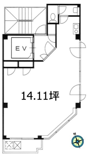 長谷戸ビル3F 間取り図