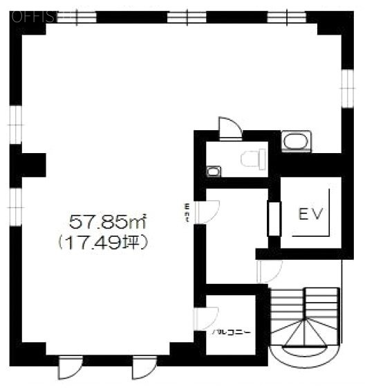 キャトルセゾン麹町4F 間取り図