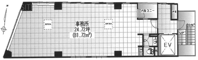 南大塚NYビル4F 間取り図