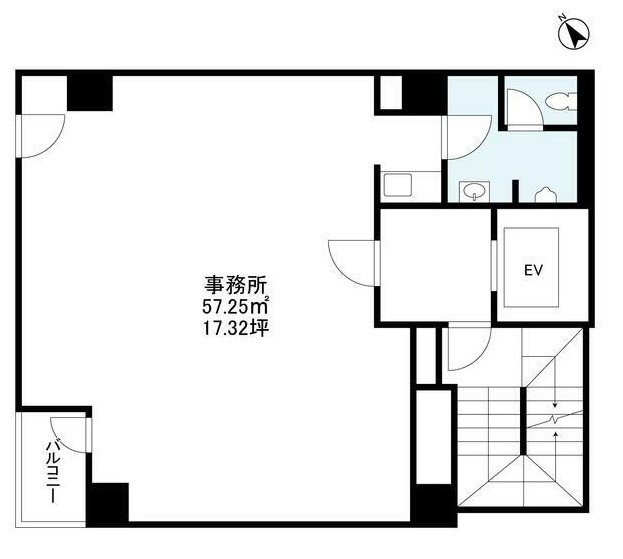 磐城産業ビル3F 間取り図