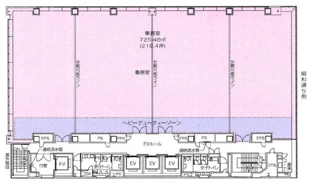 WORK VILLA KYOBASHI東 間取り図