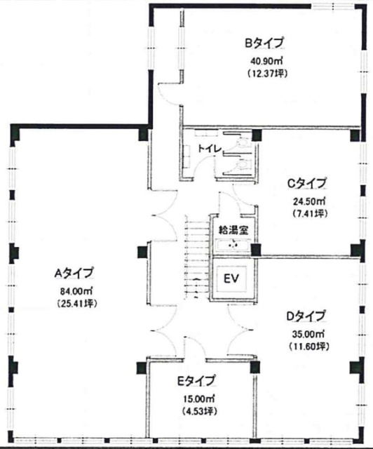 進興ビルA 間取り図