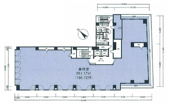 築地三丁目ビルA 間取り図