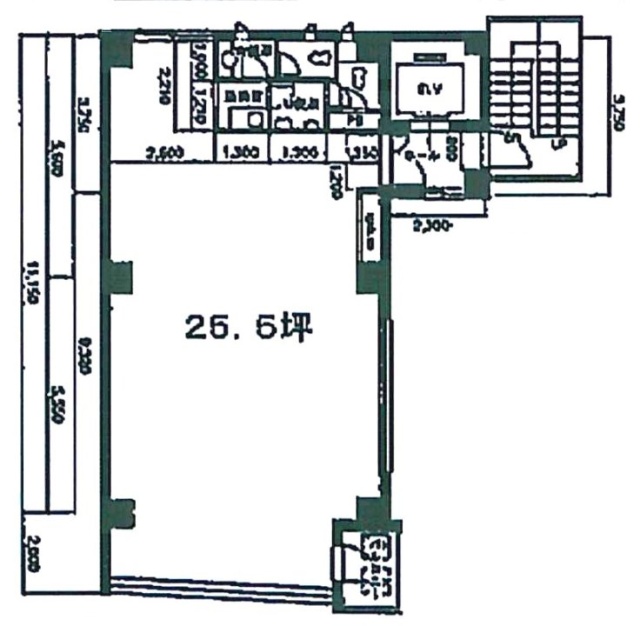 バンセイ室町ビル7F 間取り図