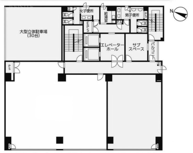 エレル新宿ビル2F 間取り図