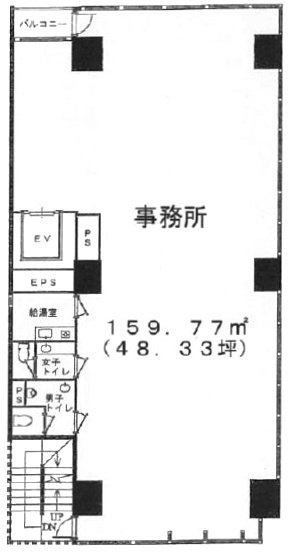 FUJISAKI KAMEIDO東口ビル6F 間取り図