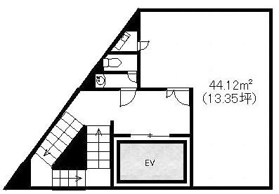広告塔センタービル3F 間取り図