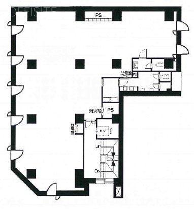 三栄ビル4F 間取り図