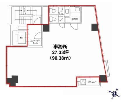 パレスサイド千代田7F 間取り図