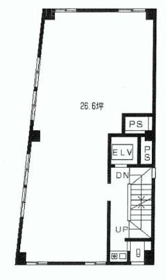 堅田ビル3F 間取り図