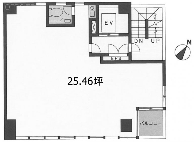 プライム浜町ビル3F 間取り図