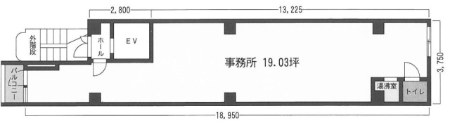 HYビル3F 間取り図