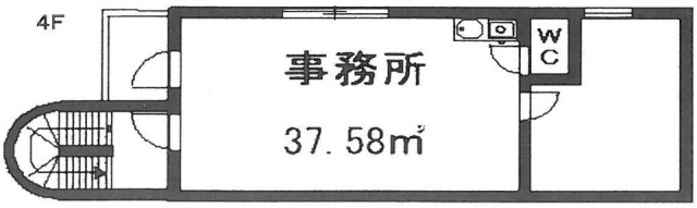 神田虎徹堂ビル4F 間取り図