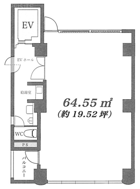 岩本町ツインサカエビル7F 間取り図