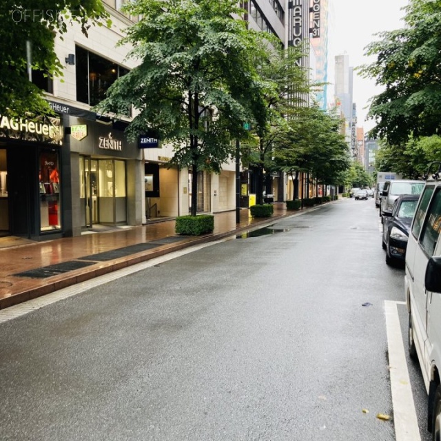 HULIC&New GINZA NAMIKI6 ビル前面道路