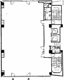 ヒューリック有楽町ビル4F 間取り図