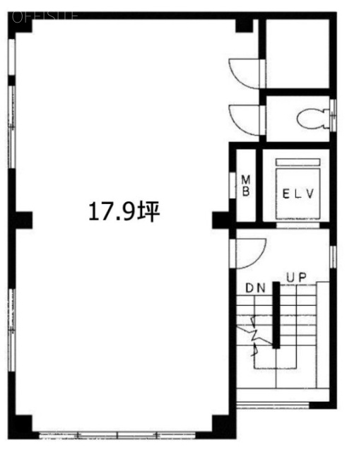 秋葉原五番館ビル4F 間取り図