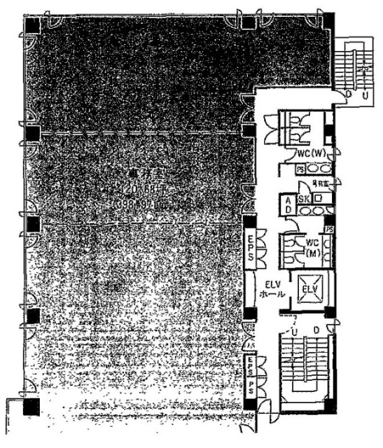 サエグサ南大井ビル4F 間取り図