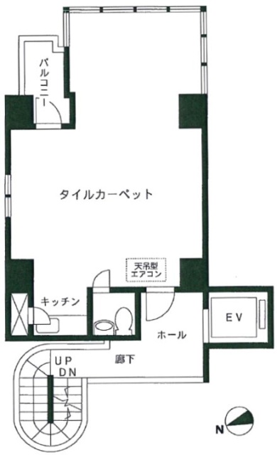 NK五反田ビル4F 間取り図