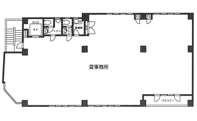 荏原ビル6F 間取り図