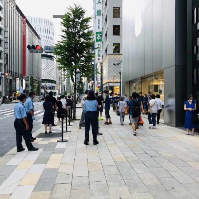 芝浦クリスタル銀座 ビル前面道路