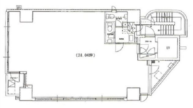 オカバ錦糸町ビルⅡ3F 間取り図
