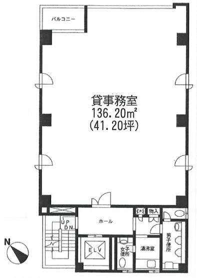 Yビル2F 間取り図