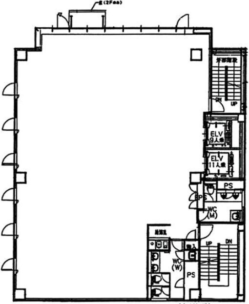千葉中央トーセイビル2F 間取り図