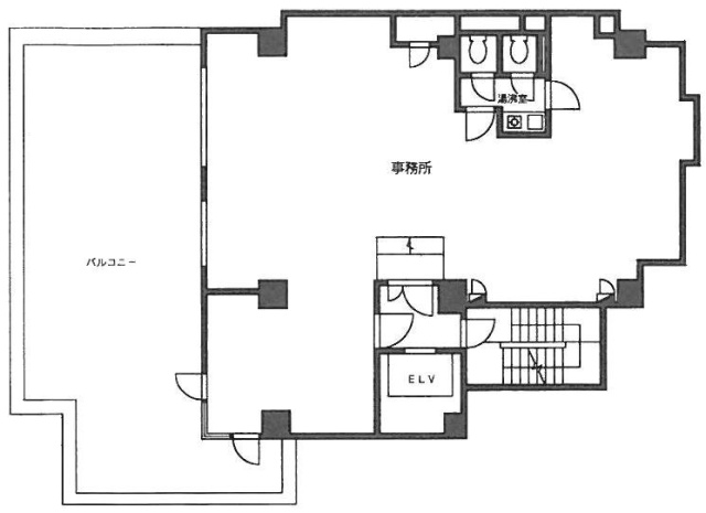 青山ホワイトアドビービル3F 間取り図