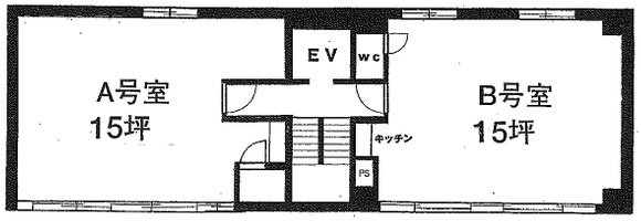 中川ビルA 間取り図
