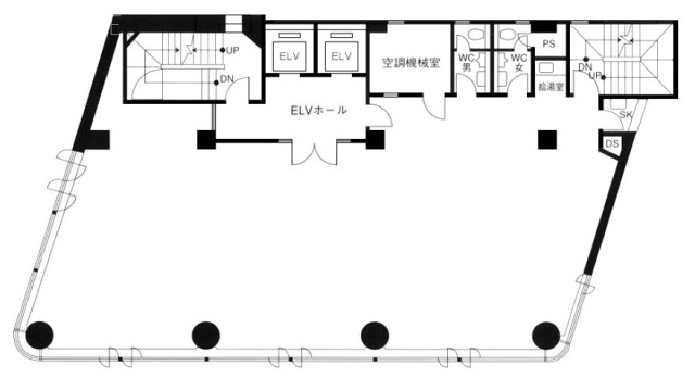 渋谷市野ビル3F 間取り図