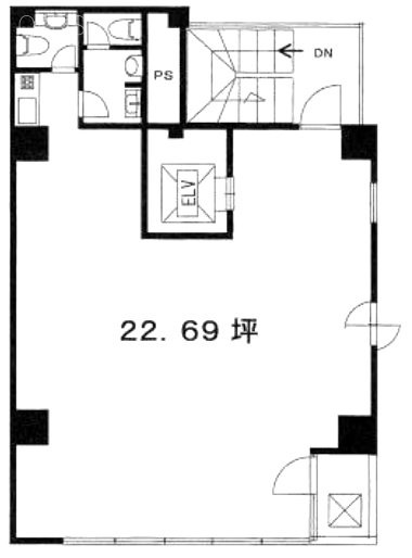 FA小林ビル4F 間取り図