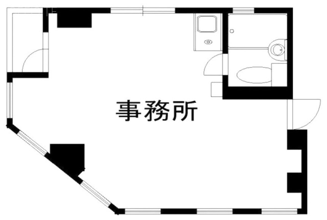 草間(クサマ)ビル7F 間取り図