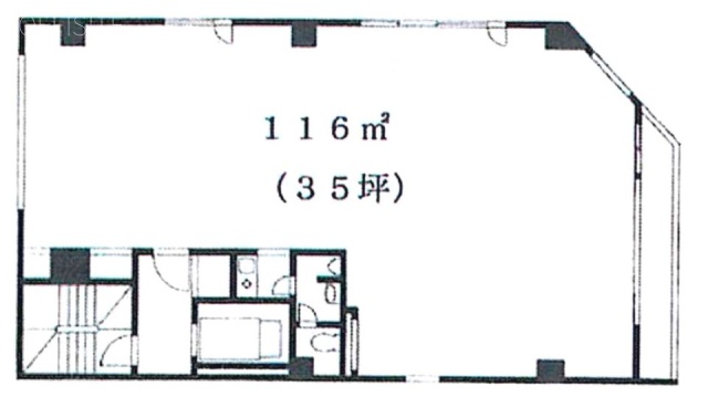 二見屋ビル5F 間取り図