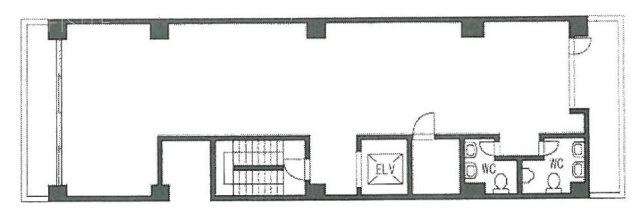 六本木嶋田ビルB1F 間取り図