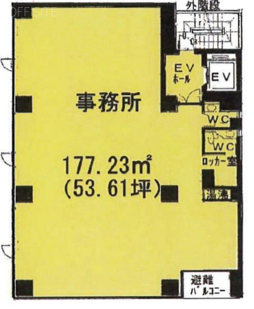 九段スカイビル1F 間取り図